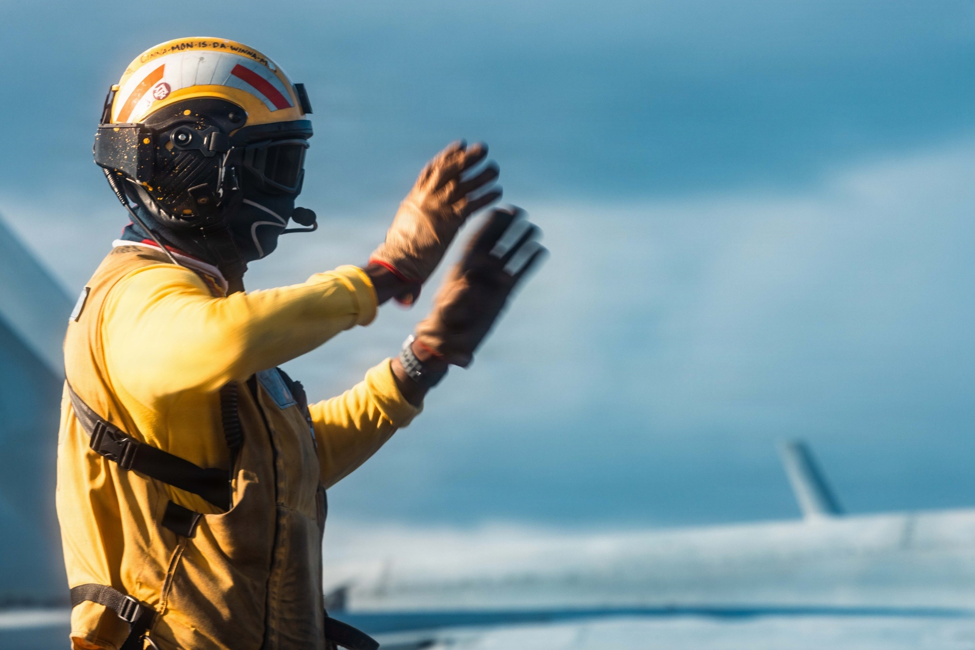 HGU-99/P helmet in operational use
